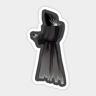 Death Wizard Says Stop Sticker